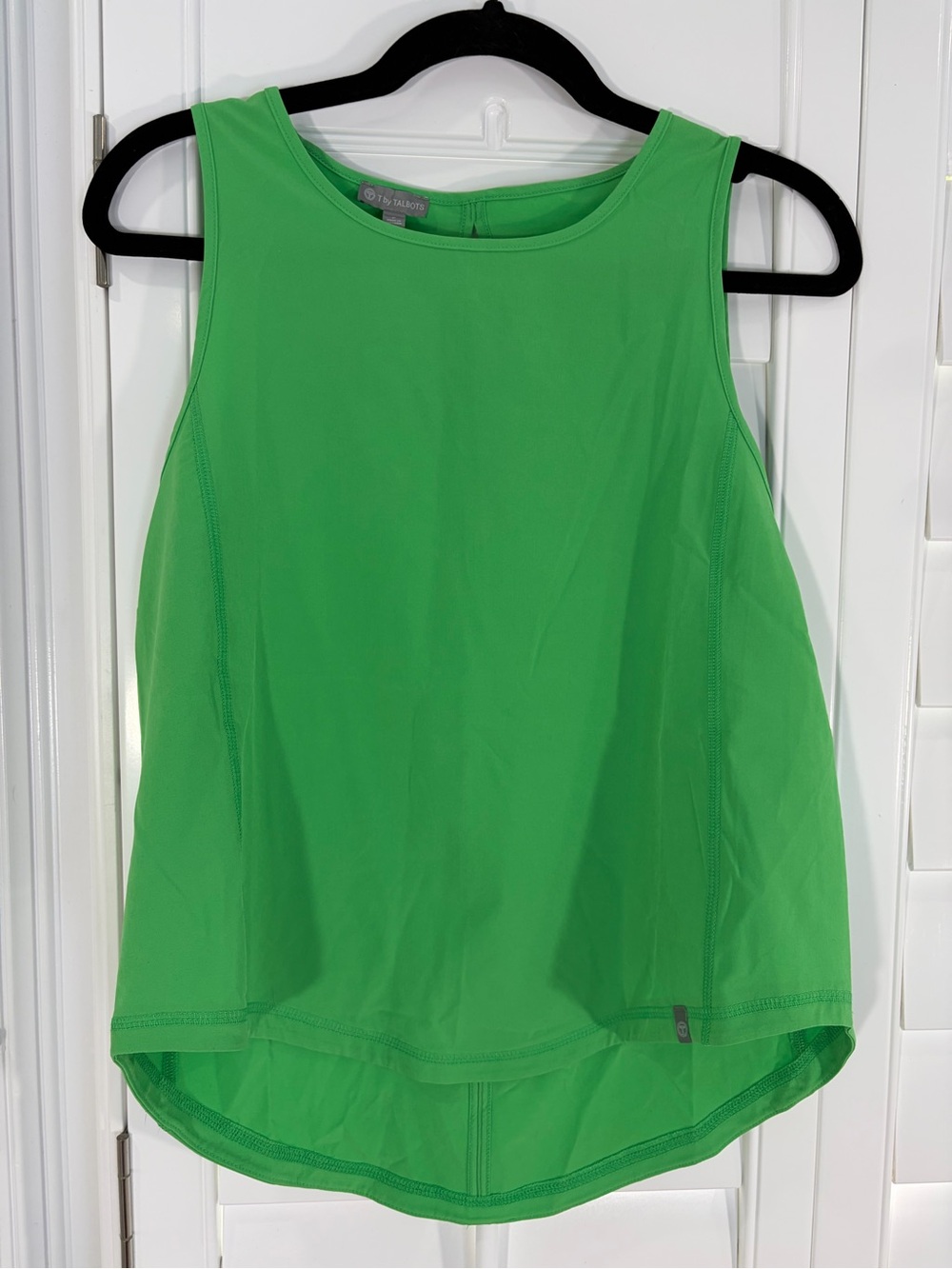 NWT Talbots Lightweight Woven Stretch Keyhole Performance Tank Top (XSP 0-2)